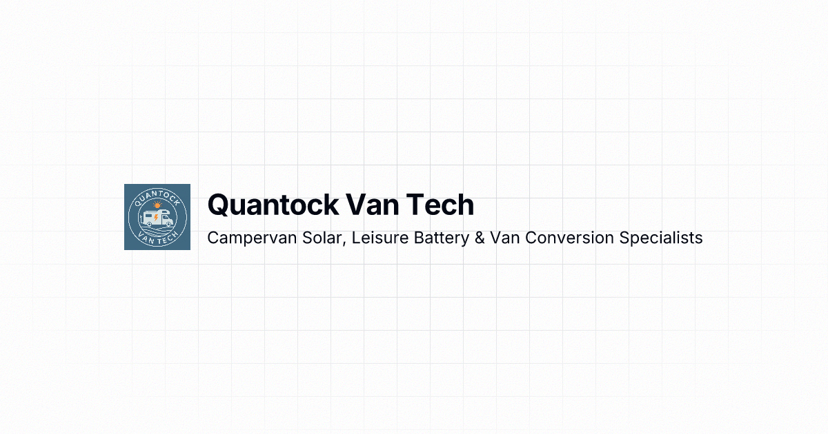 Campervan electrical systems Somerset | Quantock Van Tech